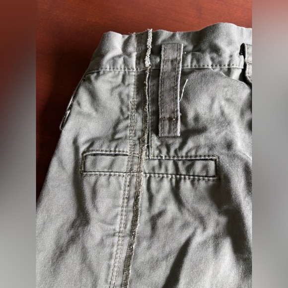 MARC JACOBS Belted Culottes, Wide Leg Pleated Cargo Military Green Cotton GORP 0 - Picture 11 of 16